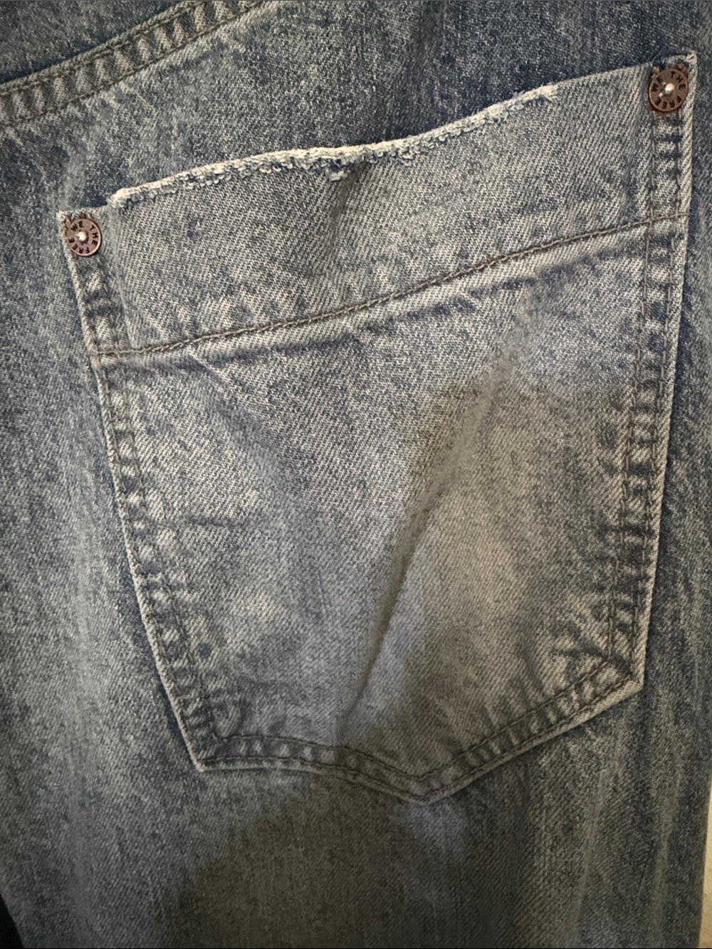 Free People We the Free Old West Slouchy Jeans Size 32 - Picture 8 of 9